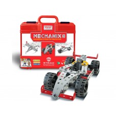 Металлический конструктор в пластиковом кейсе MECHANIX №3 202 элемента 18 моделей ZEPHYR 01070 Металлический конструктор в пластиковом кейсе MECHANIX №3 202 элемента 18 моделей ZEPHYR 01070