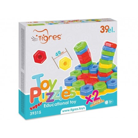Ігропазли SUPER 39 елементів Tigres 39315