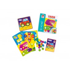 Развивающая игра Деревянная мозаика Ферма, Roter Kafer RW4220