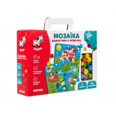 Мозаїка дерев'яна, Ферма, Vladi Toys ZB2002-01