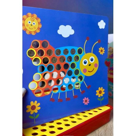 Детская мозаика 4FUN Game Club 84 элемента с шаблонами Детская мозаика 4FUN Game Club 84 элемента с шаблонами