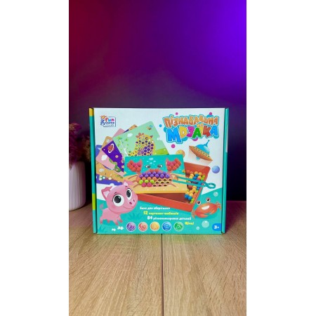 Детская мозаика 4FUN Game Club 84 элемента с шаблонами Детская мозаика 4FUN Game Club 84 элемента с шаблонами
