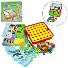 Классическая мозаика BabyToys 8802 для детей от 3 лет, 12 карточек Классическая мозаика BabyToys 8802 для детей от 3 лет, 12 карточек