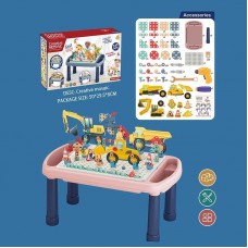Мозаика с шурупами BabyToys 636-10, 339 деталей, электрическая викрутка Мозаика с шурупами BabyToys 636-10, 339 деталей, электрическая викрутка