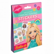 Набор наклеек Besties "Алмазная мозаика", зеленый, арт.990199 Набор наклеек Besties "Алмазная мозаика", зеленый, арт.990199