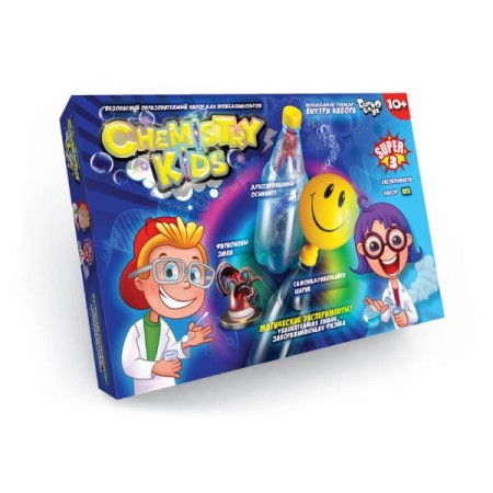 Безопасный обучающий набор для проведения опытов "CHEMISTRY KIDS" укр. CHK-01...04U Безопасный обучающий набор для проведения опытов "CHEMISTRY KIDS" укр. CHK-01...04U