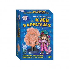  Набір для експериментів "Клен в кристалах персикове " 10114182У "Ранок", розчин, основа, в коробці