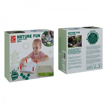 Прес для квітів Hape Nature Fun Гербарій з фарбами E5574