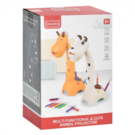 Проектор для рисования BabyToys с 48 слайдами и фломастерами