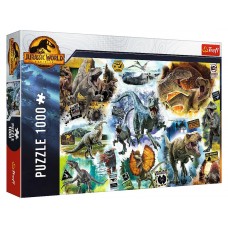 Пазлы Слежка за динозаврами, 1000 элементов, Trefl 10727