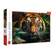 Пазл Trefl Дикий тигр, 1000 деталей 10798