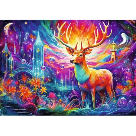 Пазлы Trefl Dreamscapes Мистический олень, 1000 элементов 10933 Пазлы Trefl Dreamscapes Мистический олень, 1000 элементов 10933