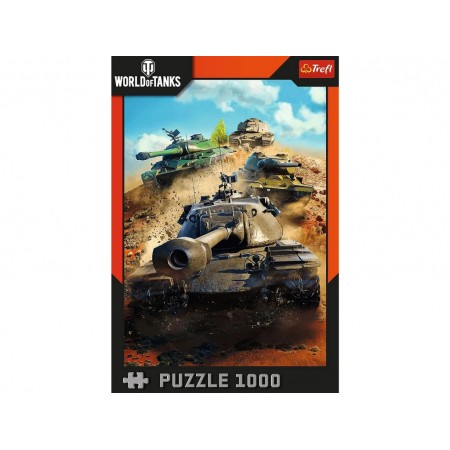 Пазли 1000 елементів, World of Tanks: Танки в бою, Trefl 09436 10943 Пазли 1000 елементів, World of Tanks: Танки в бою, Trefl 09436 10943