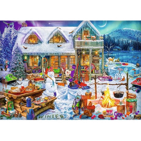 Пазлы Trefl XMAS Зимнее время, 1000 элементов 10948