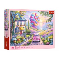 Пазли 1000 елементів, Романтична поїздка, Trefl 09719 10971