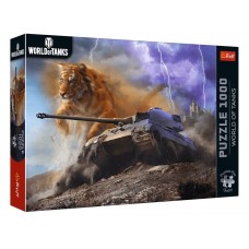 Пазлы Trefl Premium Plus World of Tanks Тигр II, 1000 элементов 12089