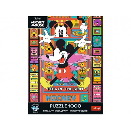 Пазли Trefl Mickey and Friends Відчуй ритм з Міккі Маусом, 1000 елементів 12142