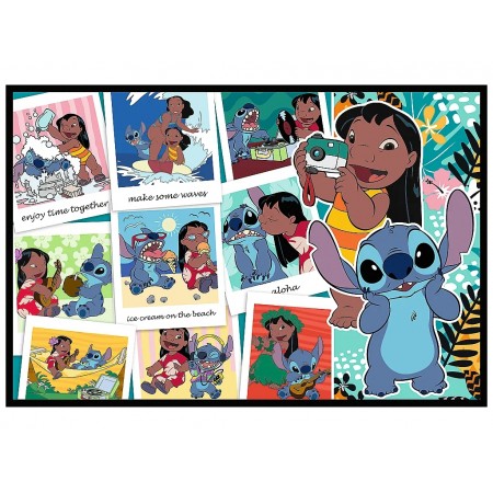 Пазлы Trefl Lilo&Stitch Счастливая жизнь Стич, 2 х 200 элементов 13334