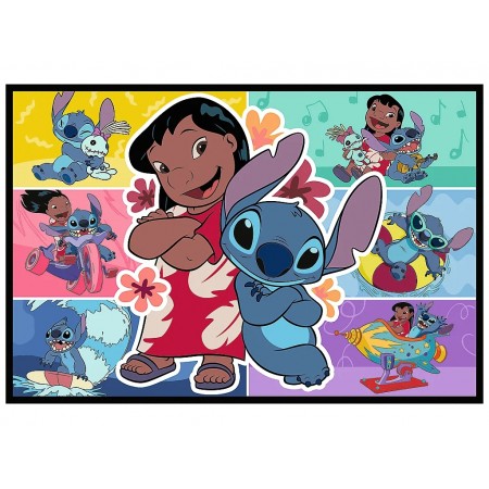 Пазлы Trefl Lilo&Stitch Счастливая жизнь Стич, 2 х 200 элементов 13334