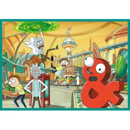 Пазлы Trefl Rick and Morty Закрученный мир, 4 х 250 элементов 13338 Пазлы Trefl Rick and Morty Закрученный мир, 4 х 250 элементов 13338