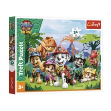 Пазли Trefl 24 Maxi PAW Patrol «Доісторична дружба», 24 елементи 14382