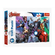 Пазл Trefl The Avengers Герои всегда готовы, 160 деталей 15424