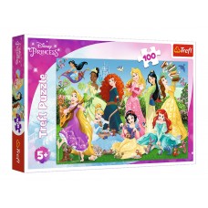 Пазл Trefl Disney Princess Очаровательные принцессы, 100 деталей 16417