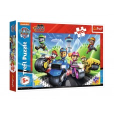 Пазл Trefl Paw Patrol Щенячий патруль на мотоциклах, 100 деталей 16430