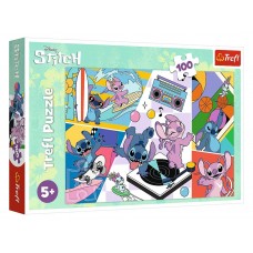 Пазл Trefl Stitch Воспоминания, 100 деталей 16473