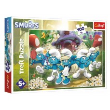 Пазлы Trefl The Smurfs Встреча со смурфами, 100 элементов 16487