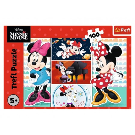 Пазл Trefl Disney Minnie Забавна Мінні, 100 деталей 16517