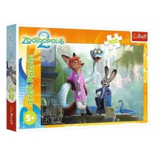 Пазлы Trefl Disney Зоотрополис Тайны, 100 элементов 16523