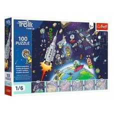 Пазлы Trefl UFT Treflik Family Солнечная система, 100 элементов 16541