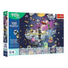 Пазлы Trefl UFT Treflik Family Берт в космосе, 100 элементов 16545