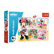 Пазл Trefl Disney Mickey Mouse Отдых Минни, 60 деталей 17360