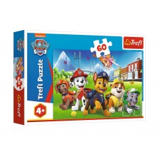 Пазл Trefl Paw Patrol Щенячий патруль на траве, 60 деталей 17375
