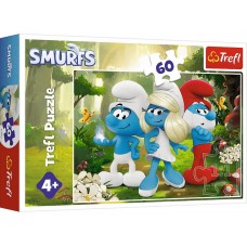 Пазлы Trefl The Smurfs Очарованный лес, 60 элементов 17401