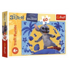 Пазлы Trefl Disney Stitch The Movie День со Стичом, 60 элементов 17407