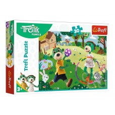 Пазл Trefl The Treflik Family Активный день, 30 деталей 18287