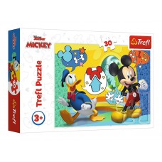 Пазл Trefl Mickey Mouse Веселая избушка, 30 элементов 18289