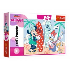 Пазл Trefl Disney Цветная Минни, 30 элементов 18302