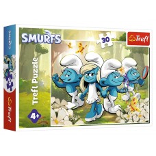 Пазлы Trefl The Smurfs Приключения смурфиков, 30 элементов 18317