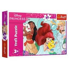 Пазлы Trefl Disney Princess Красивая и смелая, 30 элементов 18323