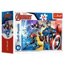 Пазлы Trefl Mini The Avengers Герои, 54 элемента, Trefl 19614