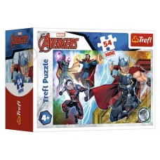 Пазлы Trefl Mini The Avengers Герои, 54 элемента, Trefl 19616