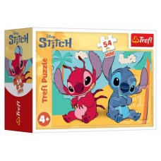 Пазли Trefl Mini Lilo and Stitch Стіч і його світ, 54 елементи, Trefl 19813