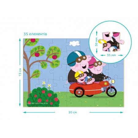 Пазл-мини Peppa Pig, 35 элементов, DoDo 200335 Пазл-мини Peppa Pig, 35 элементов, DoDo 200335