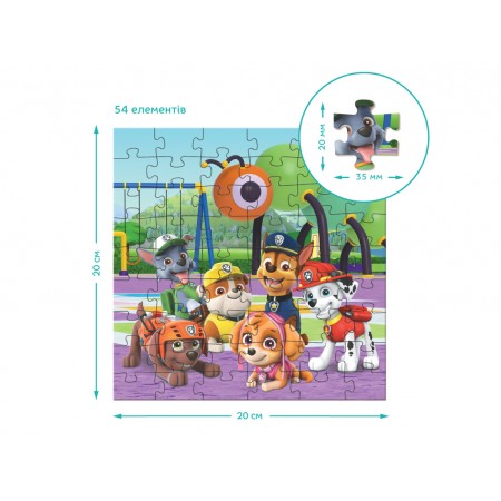 Пазл Paw Patrol 3в1, Игровая площадка, 25, 36, 54 элемента, DoDo 200578 Пазл Paw Patrol 3в1, Игровая площадка, 25, 36, 54 элемента, DoDo 200578
