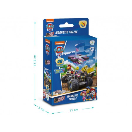 Магнітний пазл "Paw Patrol, Колеса", 40 елементів, DoDo 200650 Магнітний пазл "Paw Patrol, Колеса", 40 елементів, DoDo 200650