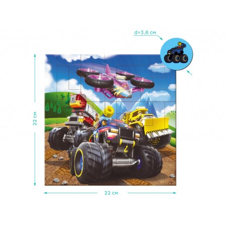 Магнітний пазл "Paw Patrol, Колеса", 40 елементів, DoDo 200650 Магнітний пазл "Paw Patrol, Колеса", 40 елементів, DoDo 200650